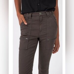Joie Park Skinny Utility Military Cargo Camo Ankle Pants Size 26